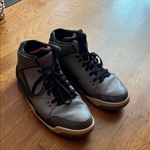 Jordan Black and Gray Sneakers
